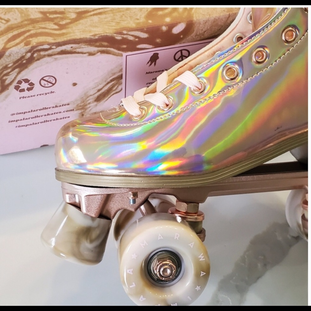 Impala Roller Skates Cynthia Rowley Warawa Gold